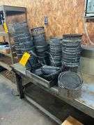 Large Group of Metal Wire Baskets