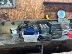 Large Group of Trays & Plastic Pans