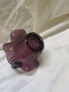 Fenton Amethyst Glass Basket with Handle