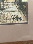 Framed 'Folland' Print of Cityscape & River