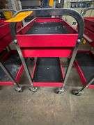 (1) Red Rolling Cart