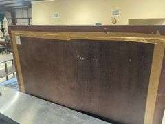 Large Framed Wall Mirror with Wooden Frame