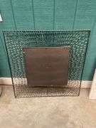 Metal Framed Square Wall Mirror
