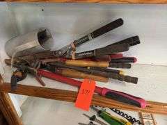 Mixed Lot of Hand Tools Including Pliers and Hedge Shears