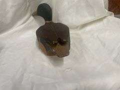 (2) Hand Carved Wooden Duck Decoys, Signed