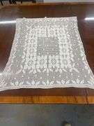Assorted Handmade Doilies and Table Linens