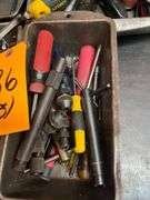 (5) Pans of Miscellaneous Tools, Pliers,
