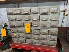 Metal Cabinet with Drawers
