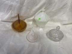 Assorted Decorative Glassware