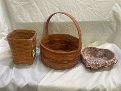 Group of Three Longaberger Baskets