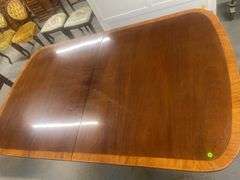 Classic Mahogany Dining Table with Extension Leaves