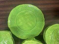 Holland Mold D. Stewart Cabbage Leaf Dishes