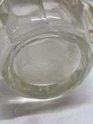 (2) Pressed Glass Pitchers and Leaded Crystal Napkin Holder