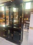 Wood and Glass Display Cabinet
