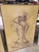Pair of Framed Nude Study Art Prints