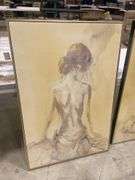 Pair of Framed Nude Study Art Prints