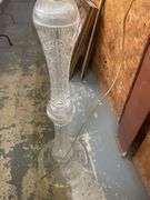 Cut Glass Floor Lamp with Crystal Prisms, WORKS