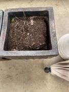 Pair of Large Pottery Decorative Garden Planters