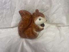 Squirrel Cookie Jar and Salt Shaker