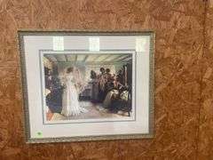Framed Art Print - Wedding Scene