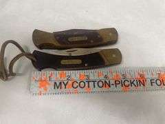 (2) Schrade Old Timer Folding Pocket Knives