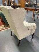 Queen Anne Wingback Chair