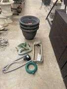 (3) Garden Pots and (4) Sprinklers