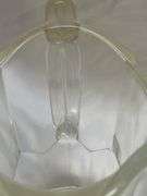 (2) Pressed Glass Pitchers and Leaded Crystal Napkin Holder