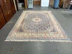 Large Area Rug with Floral Pattern