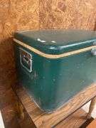 Large Green Cooler with Handle and Spigot