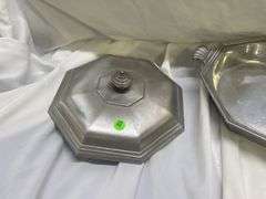 Pewter Dish and Serving Tray