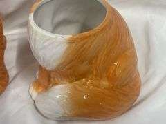 Fox Cookie Jar with Salt and Pepper Shakers