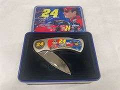 Jeff Gordon Pocket Knife with Display Tin