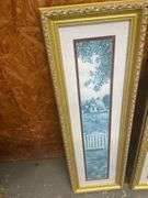 Pair of Framed Prints with Country Cottage Scenes