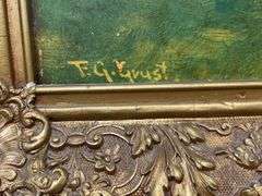 Framed 'T.G. Grust' Painting