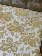 MCM Tufted Armchair with Floral Pattern