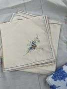 Embroidered Tablecloth, Napkins & Runner