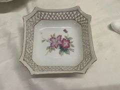 Assorted Decorative Bowls, Shoe, and Teapot