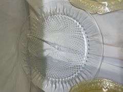 Depression Glass Plate Collection