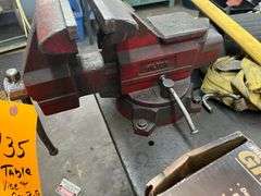 Table, Vise, and Contents
