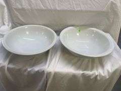(2) Ironstone China Bowls