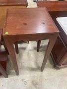 Small Wooden Plant/Lamp Table