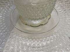 Elegant Clear Glass Pedestal Cake Stand