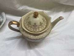 Assorted Decorative Bowls, Shoe, and Teapot