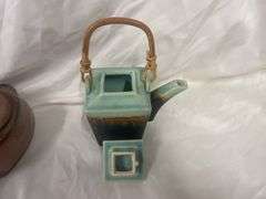Frankoma Christmas Graeber Bowl and Teapot