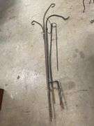 (4) Wrought Iron Garden Plant Hangers