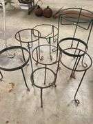 (8) Metal Plant Stands