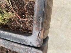 Pair of Large Pottery Decorative Garden Planters