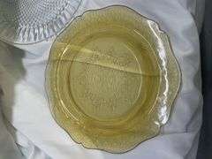 Depression Glass Plate Collection
