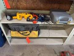 DeWalt & Ryobi Power Tools with Case and Tool Bag